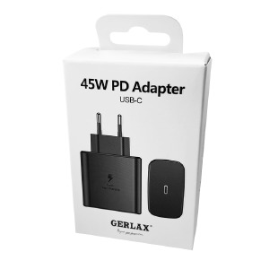 Блочек PD Type-C Gerlax A12S PD45W черный - фото