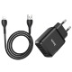 СЗУ iPhone Lightning Hoco N7 2.1A/2USB черный (12) - фото 1