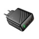 Блочек USB Hoco CS27A 3A/1USB/18W/QC3.0/3PD67W/GaN черный - фото 1