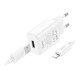 СЗУ iPhone Lightning Hoco C134A 2.4A/1USB/блистер белый 1м (28) - фото 1
