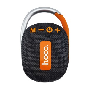 Уценка Колонка Hoco HC17 5W/BT5.3/USB/microSD/FM/500mAh/TWS 13,3x8,5x4,9см черная (поврежденная коробка) - фото