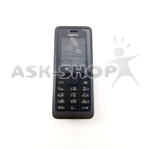 Корпус ОРИГИНАЛ (AAA класс) c клав. Nokia N106 черный - фото