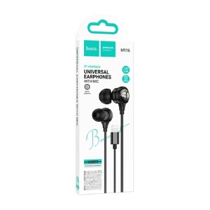 Hands Free iPhone Lightning Hoco M116 черные - фото