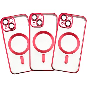 Накладка MagSafe Full Camera iPhone XR Red - фото