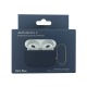 Чехол силикон AirPods Pro/Pro2 темно-синий (Dark Blue) с карабином - фото 1