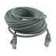 LAN кабель интернет 10м cat6e серый - фото 2