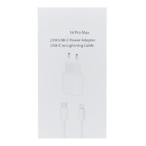 СЗУ Type-C to iPhone Lightning iPhone 14 ProMax 3A/PD25W белый - фото
