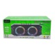 Уценка Колонка Gerlax S2 5Wx2,/LED/BT5,0/USB/AUX/microSD/FM/1500mAh 8.5x8x20см синяя (трещина на углу) - фото 2