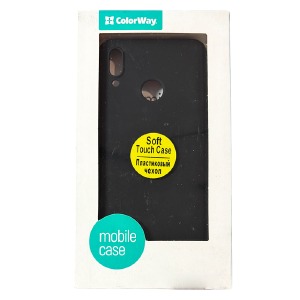 Накладка ColorWay Soft PC Samsung A10s/A107 Black - фото