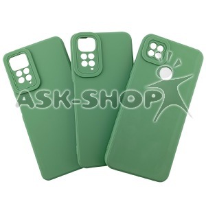 Силикон Smitt Samsung A56 5G/A566 зеленый тех.пак - фото
