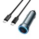 АЗУ Type-C to Type-C Hoco Z54A 3A/1USB/PD48W серый - фото 1