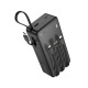 Power bank/Павербанк 30000mA Hoco J146B 2A/1USB/PD/кабель 3в1/Led индикатор (input Type-C/USB кабель) черный - фото 1
