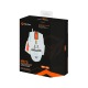 Компьютерная мышка проводная USB игровая Meetion MT-M975 механическая RGB/7 кнопки/800-2600DPI белая 1,8м - фото 1
