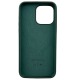 Накладка Silicone Case Original with MagSafe iPhone 15 Pro Max Green в упак. - фото 1