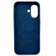 Накладка Silicone Case Original with MagSafe iPhone 16 Blue в упак. - фото 1