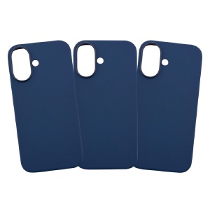 Накладка Silicone Case Original with MagSafe iPhone 16 Blue в упак. - фото