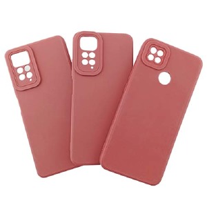 Силикон Smitt Oppo A3/A3x темно-розовый тех.пак - фото