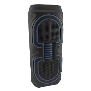 Колонка чемодан мини  MS-3640 10Wx2/RGB/BT/USB/microSD/FM/AUX черная 38.5x16x14см - фото
