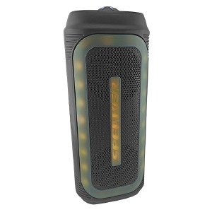 Колонка чемодан мини  MS-3627 10Wx2/RGB/BT/USB/microSD/FM/AUX черная 38.5x16x14см - фото