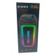Колонка чемодан мини  MS-3627 10Wx2/RGB/BT/USB/microSD/FM/AUX черная 38.5x16x14см - фото 2