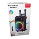 Колонка чемодан 15113 50W/2 беспроводных микрофона/RGB/BT/USB/microSD/FM/AUX/пульт черная 68х45х36см - фото 2