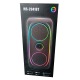 Колонка чемодан мини MS-2041BT 25Wx2/RGB/BT/USB/microSD/FM/AUX черная 56x24x23см - фото 2