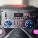 Колонка чемодан 12205 40Wx2/беспроводной микрофон/RGB/BT/USB/microSD/FM/AUX/пульт черная 94х38х33см - фото 1