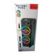 Колонка чемодан 8231 30Wх2/2 беспроводных микрофона/RGB/BT/USB/microSD/FM/AUX/пульт черная 92х36х31см - фото 2