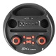 Колонка чемодан 8259 25Wx2/беспроводной микрофон/RGB/BT/USB/microSD/FM/AUX/пульт черная 64х26х26см - фото 1