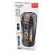 Колонка чемодан 8259 25Wx2/беспроводной микрофон/RGB/BT/USB/microSD/FM/AUX/пульт черная 64х26х26см - фото 2