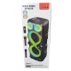 Колонка чемодан 8238 20Wх2/2 беспроводных микрофона/RGB/BT/USB/microSD/FM/AUX/пульт черная 73х29х24см - фото 2