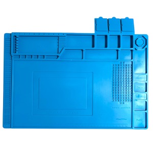 Коврик для ремонта телефонов силикон WorkBench TE-501 (450мм*300мм) - фото