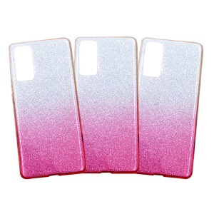 Силикон Xiaomi Redmi 6 Pro/A2 Lite градиент блестки розовые# - фото