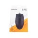 Компьютерная мышка проводная USB A4Tech OP-330S безшумное нажатие/колесо 4D прокрутки/3 кнопки/1200DPI черная 1,5м - фото 1