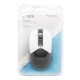 Компьютерная мышка беспроводная A4Tech Fstyler FG12 безшумное нажатие/3 кнопки/USB 2.4GHz/1200DPI черно-белая - фото 1