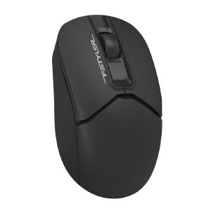 Компьютерная мышка беспроводная A4Tech Fstyler FG12 безшумное нажатие/3 кнопки/USB 2.4GHz/1200DPI черная - фото