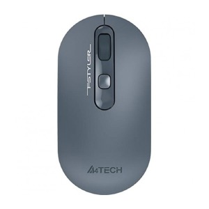 Компьютерная мышка беспроводная A4Tech Fstyler FG20 колесо 4D прокрутки/4 кнопки/USB 2.4GHz/1000-2000DPI пепельно-синий - фото