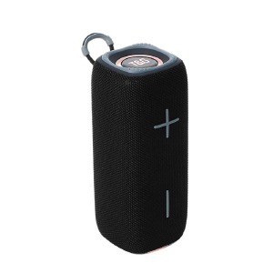 Колонка TG654 8Wx2/BT5.3/USB/FM/microSD/AUX/1500mAh черная 9х9х21.3см - фото