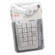 Клавиатура USB A4-Tech FK13 цифровая в блистере белая - фото 1