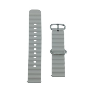 Ремешок для Apple Watch 42/44/45/49mm Ocean Band силиконовый молочный (14) - фото