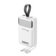 Power bank/Павербанк 20000mA Konfulon A54Q 2USB-22.5W+PD20W белый + шнуры 3в1 - фото 1