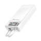 Power bank/Павербанк 20000mA Konfulon A39Q USB22.5W/PD20W/cable Type-C to Type-C 22.5W and Lightning 15W (input Type-C 18W) белый - фото 1