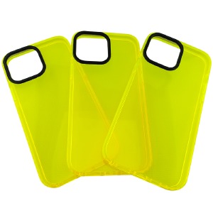 Силикон iPhone 13 Pro NEON yellow - фото