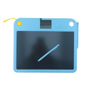 Графический планшет интерактивный LCD для изучения английского языка встроенный аккумулятор/9 режимов/2 стилуса/заряд от Type-C 25x30 см синий - фото