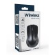 Компьютерная мышка беспроводная Gembird MUSW-4B-04 4 кнопки/USB 2.4GHz/800-1600DPI черная - фото 1