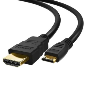 HDMI-miniHDMI кабель чорний 3м - фото