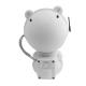 Ночник Космонавт (028) с ушками сидит со звездочкой от USB/пульт 8,5х8,5х16 см белый - фото 1