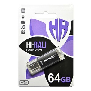 USB 64GB 3.0 Hi-Rali Rocket series серебряная - фото