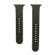 Ремешок для Apple Watch 42/44/45/49mm силиконовый (22) серо-коричневый S+L (в комплекте два ремешка разных размеров)  - фото 1