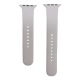 Ремешок для Apple Watch 42/44/45/49mm силиконовый (46) циркон S+L (в комплекте два ремешка разных размеров)  - фото 1